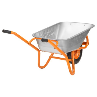 Будівельна тачка з посиленою рамою КВІТКА (90 л, 180 кг) (110-4001)