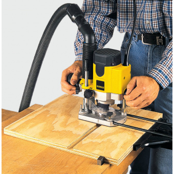 Фрезер DeWalt 1100 Вт, цанга 6-8 мм, 8000-24000 об/хв, електроніка, пар.упор.