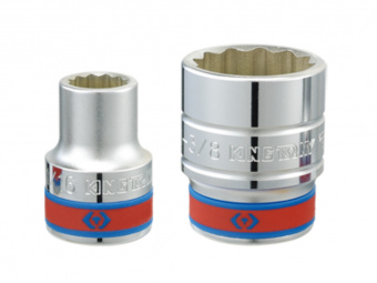 KING TONY Головка торцевая стандартная 12гранн 3/4", дюймовая 2" | 633064S