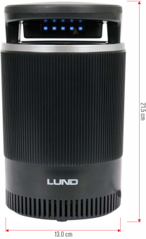 Світильник проти комах з вентилятором LUND, від зарядного пристрою USB, 5 Вт, 130х215 мм(DW)