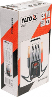 YATO Тестер (навантажувальна вилка) акумуляторів цифровий YATO, 12V  | YT-8311
