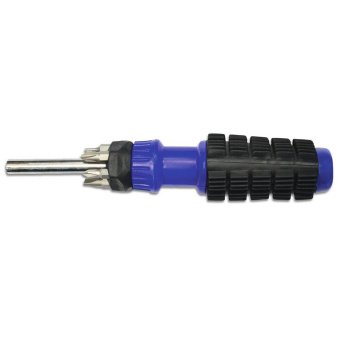 Викрутка посилена з мякою ручкою + 6 насадок Technics | 47-360