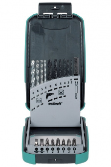 Wolfcraft комбинированный набор сверл  // 7115000