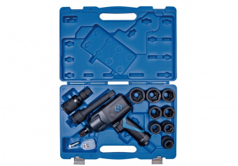 KING TONY Пневматический гайковерт 3/4" набор головки в кейсе 13 предметов | 64801FMP