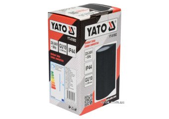 YATO Світильник 2-LED настінний, мережевий YATO, півовальний, 35 Вт, 68 х 150 х 92 мм, цоколь GU10  