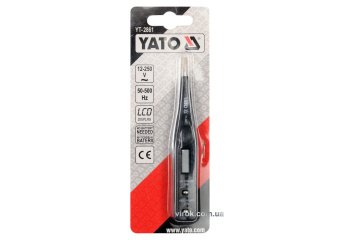 YATO Індикатор напруги YATO контрольний цифровий 12-250 V LCD  | YT-2861