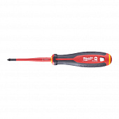 MILWAUKEE Викрутка VDE діелектричнаPZ/SL1х80мм (замена на 4932464057) | 4932478735