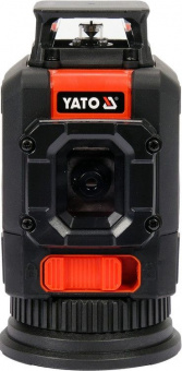 YATO Нівелір лазерний самонівелюючий YATO : 5 променів, точність- ±3 мм/ 10 м, верт./гориз. промені 