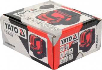 YATO Нівелір лазерний самонівелюючий YATO : точність- ±3 мм/ 10 м, верт./гориз. промені  | YT-30434