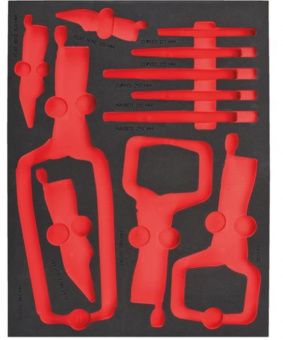 MILWAUKEE Ложемент для струбцин та ручного інструмента (11шт) | 4932493680