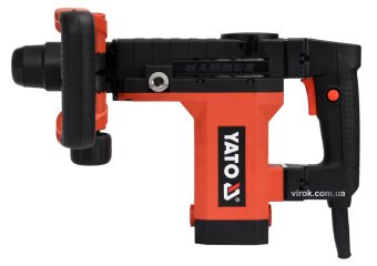 YATO Молот відбійний SDS-MAX мережевий YATO : P= 1150 Вт, J = 15 Дж. 5100 удар/хв  | YT-82133