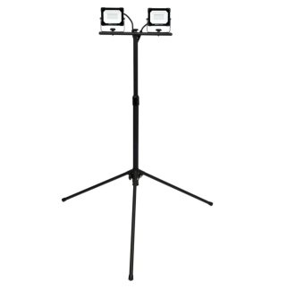 YATO Прожектори з SMD-діодним випромін. YATO: 2 x 20 Вт, 230 В, 2 x 1900 Lm, на штативі h= 0.6-1.22 