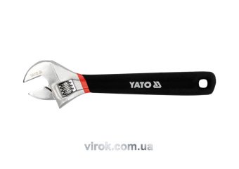 YATO Ключ розвідний YATO : L= 150 мм. гумова ручка  | YT-21650