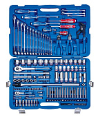 KING TONY Набор инструментов универсальный 153 ед. 1/4"+1/2" 12-ти гранные | 7053MR01