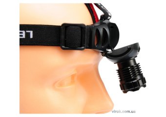 YATO Ліхтар діодний 3 Вт водонепроникний YATO на чоло на батарейки 3х ААА, 3 режими світла,  | YT-08