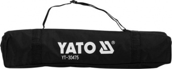 YATO Штатив тринога YATO телескоп (3 секціі) . кріплення 5/8", з штангою 30 cм. H= 46-120 cм. алюмін