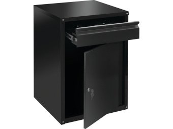 Шафа для майстерні з шуфлядою VOREL 775x 525x 485 мм, з лакованої бляхи [1]