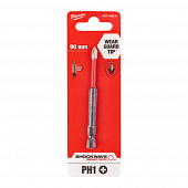 MILWAUKEE Біта SHOCKWAVE , PH1, 90мм (1шт) | 4932430851