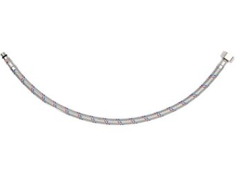 Шланг водопровідний з опліткою з нерж сталі FALA l= 500мм Ø= 8/12, з'єдн F-1/2" х M-M10x1- 17мм 1МПа