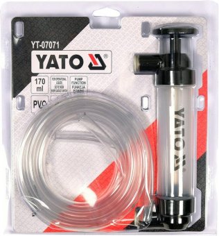 YATO Помпа для переливу технічних рідин YATO з місткістю V= 170 мл  | YT-07071