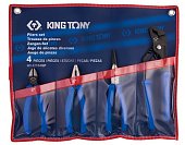 KING TONY Комплект шарнирно-губцевого инструмента 4 пр | 42104GP