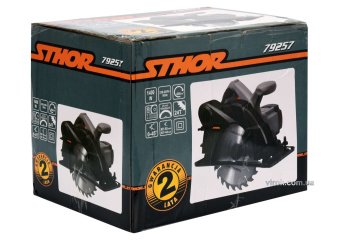 STHOR Пила дискова мережева : P= 1400 Вт, Ø= 185/20 мм, глибина різу- 65 мм, 4800 об/хв  | 79257