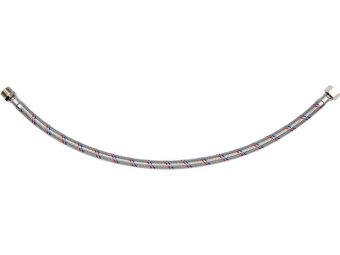 Шланг водопровідний з опліткою з нерж сталі FALA l= 500 мм, Ø= 8/12, з'єднання М-3/8" х F-3/8" 1 МПа