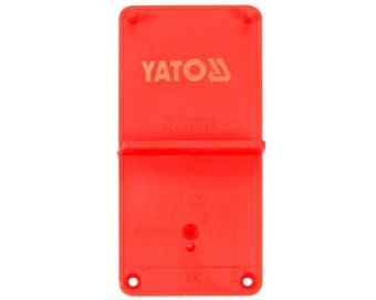 YATO Шаблон розмічальний YATO для встановлення дверних завісів 35/40 мм, 85х 40х 22 мм  | YT-44135