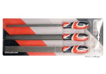 YATO Рашпилі по дереву YATO : L=250 мм, #45, набір 3 шт.  | YT-6222