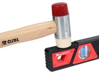 Рівень ударостійкий з магнітами YATO: L= 30 см. 2 капсули в алюмінієвому корпусі [40]