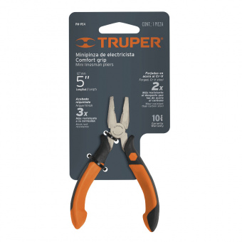 TRUPER PM-PE4 Плоскогубці, Профі, Міні Cr-V 120мм