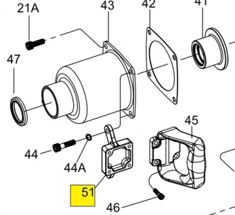 KING TONY Крепление боковой ручки для 338хх-180 | 33832-C51