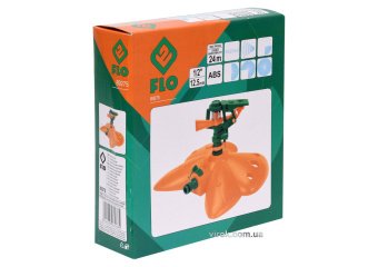 FLO Зрошувач імпульсний 6-режимний до шлангу 1/2", межа дії- 24 м, ABS-пластик  | 89275