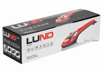 Пароочисник для одягу з праскою, 3 в 1 мережевий LUND : 1.1 кВт, ємність води- 100 мл + 2 щітки [10]