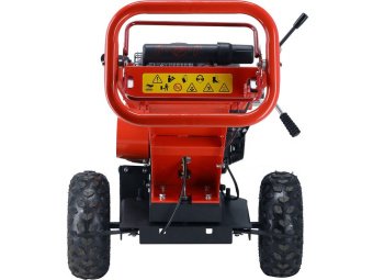 Подрібнювач пнів бензиновий YATO 9 кВт, двиг- 420 см3, вис/глиб зрізу- 25/ 17см, бак- 6,5 л, на 3 ко