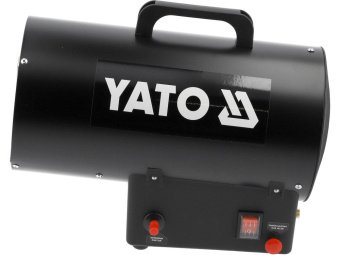 Нагрівач газовий YATO : 15 кВт, 230В,  25 Вт 320 м³/год
