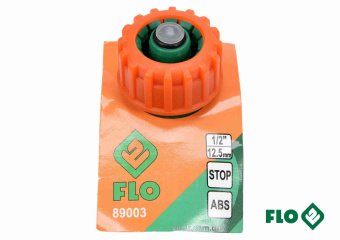 FLO Муфта швидкоз'ємна з водо-стопом для водяного шланга 1/2"  | 89003