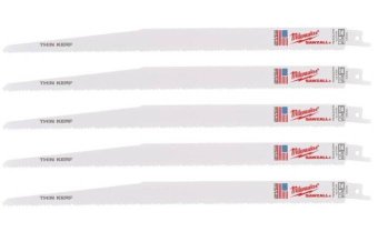 MILWAUKEE Полотно для шабельних пил THIN KERF, 300х3,1/2,1мм, (5шт), (универсальні)