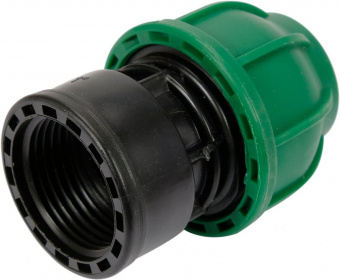 FLO Муфта до водяних пластикових труб з внутр. різьбою 25 мм- 1" поліпропіленова, для тиску 1 MPa | 