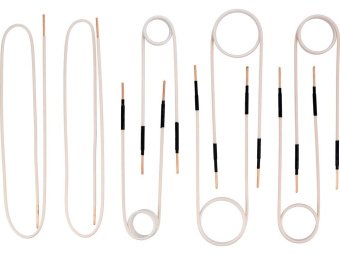 Спіралі елктронагрівальні змінні YATO до нагрівача YT-05880, Ø= 30, 40, 50 мм + прямі, 8 шт [30]