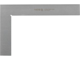 Кутник слюсарний 90° YATO 250 х 160 мм [25]