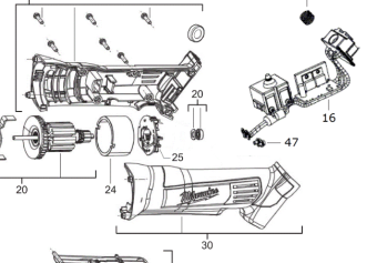 MILWAUKEE Корпус для HD18 AG115