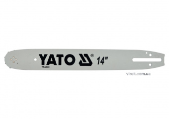 YATO Шина напрямна ланцюгової пили YATO l= 14"/ 36 см (52 ланки) для ланцюгів YT-84951, YT-84960  | 