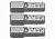 STHOR Насадка викруткова : HEX H8 x 25 мм, HEX 1/4", Cr-V, 3 шт (DW) | 65505