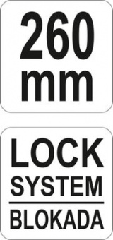 YATO Кліщі для гофрування труб YATO з 5 лезами, діапазон- 45 мм, L= 260 мм  | YT-22380