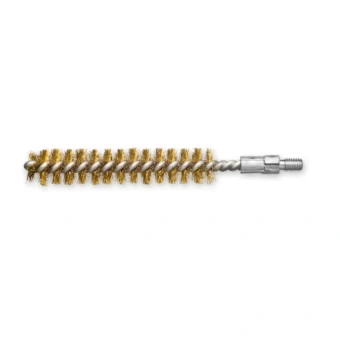 Щетка ерш LESSMANN 13х80х115 мм, с наружной резьбой М6, латун. проволока, просто спираль (500.713)