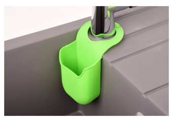 FALA Органайзер силіконовий, зелений, підвісний для губки, 200х 100 мм  | 74789