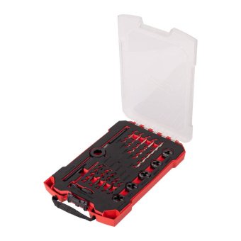 MILWAUKEE Набір мітчиків та плашок метрично М3-М7 17 предметів пластиковий кейс