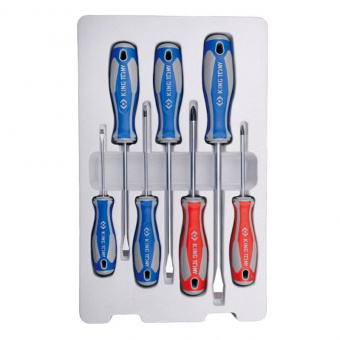 KING TONY Набор отверток (PH, SL) 7 предметов | 30117MR