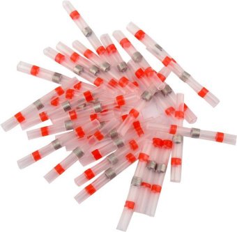 YATO Кембрики термоусадні при t≤ 105°C з припоєм YATO, прозорі, для провідників 0.5-1,5 мм², 100 шт 